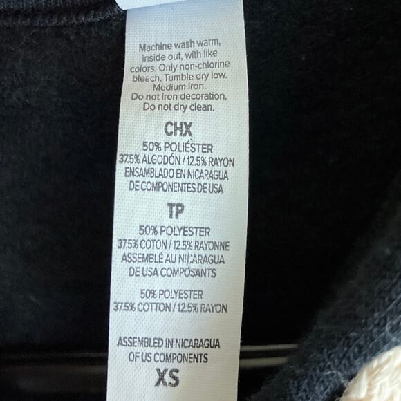 Bella Canvas Unisex Jacket Black Full Zip 'Twitch' Logo Hooded Pockets XSmall - Picture 7 of 12